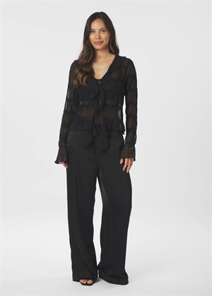 Emmett heavy sateen bedaz buks Black Neo Noir 